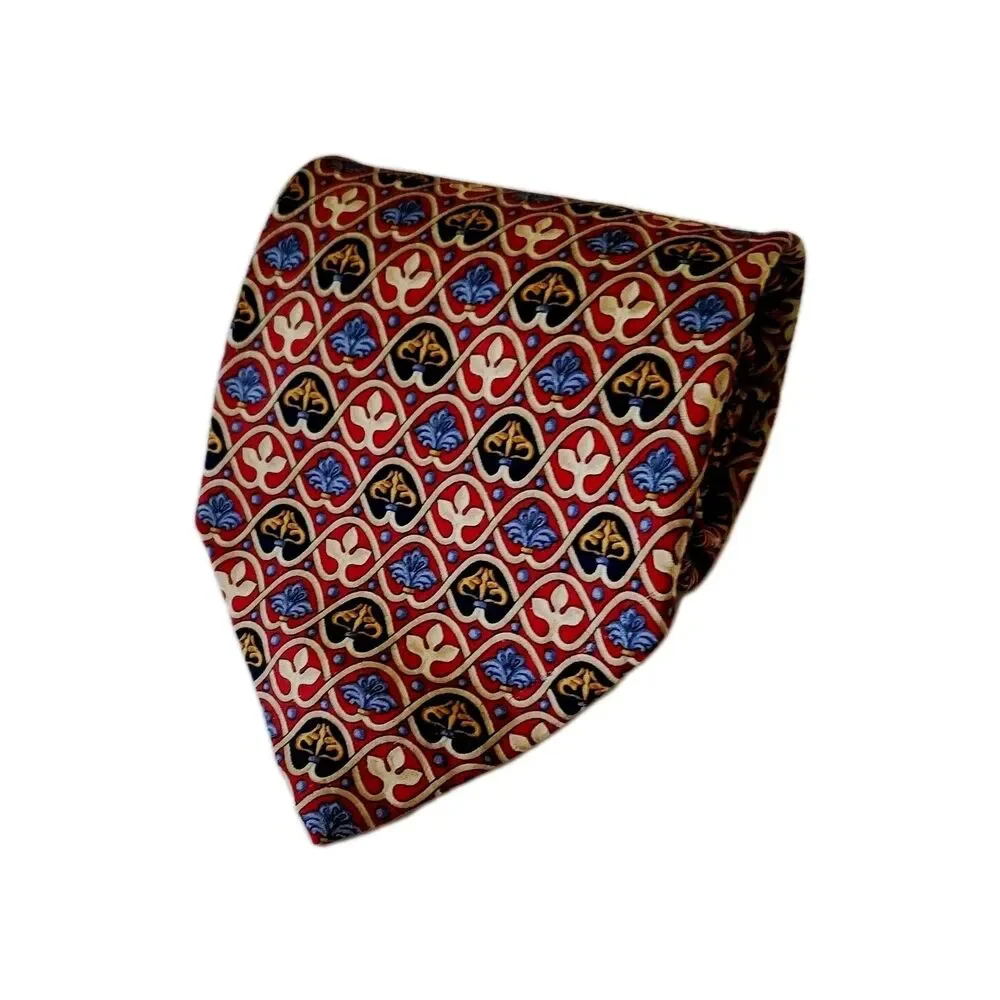 Robert Talbott Classic Jacquard 100% Silk Necktie Handsewn In USA